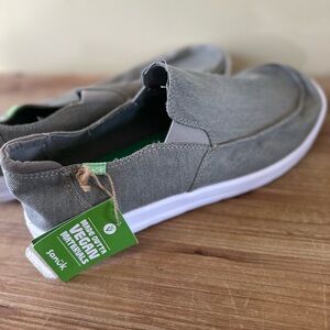 Sanuk Gray Slip-On Loafers